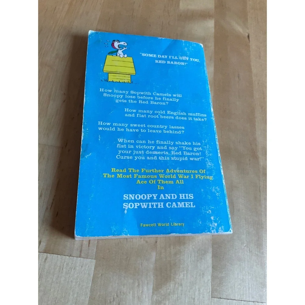 Vintage 1969 Snoopy and His Sopwith Camel Charles M Schulz Peanuts Color Pages